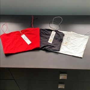 MESHKI Yvonne Crop Top - Set of 3